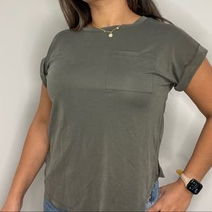 A new day army green short sleeve